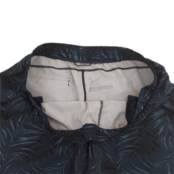 All In Motion Board Shorts Mens XL Green Tropical Print Summer Beach Outdoor - Picture 8 of 9